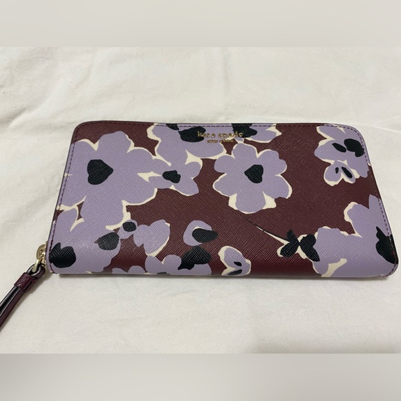 EUC 🌸KATE SPADE🌸 Cameron Floral Bouquet Large Continental Wallet - Picture 2 of 8